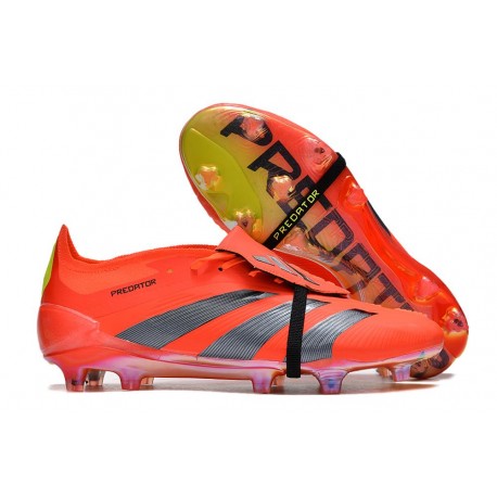 Adidas Predator Elite Foldover Tongue FG Rosso Negro Giallo