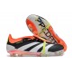 Adidas Predator Elite Foldover Tongue FG Nero Core Bianco Rosso Solare