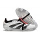 Scarpe Adidas Predator Elite FT Tongue FG Bianco Nero Rosso
