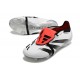 Scarpe Adidas Predator Elite FT Tongue FG Bianco Nero Rosso