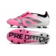 Scarpe Adidas Predator Elite FT Tongue FG Rosa Bianco Nero