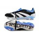 Scarpe Adidas Predator Elite FT Tongue FG Nero Bianco Blu