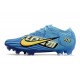 Nike Air Zoom Mercurial Vapor XV Elite FG X Mbappe Blu Baltico Bianco