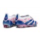 Adidas Predator 24 Elite Tongue FG Ftwr Bianco Solar Blu Solar Rosa
