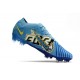 Nike Air Zoom Mercurial Vapor XV Elite FG X Mbappe Blu Baltico Bianco