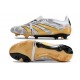 Adidas Predator 24 Elite Tongue FG Bianco Nero Core Oro Met