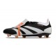 Adidas Predator 24 Elite Tongue FG Nero Bianco Arancio