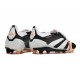 Adidas Predator 24 Elite Tongue FG Nero Bianco Arancio
