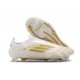Scarpa adidas F50 Elite Laceless FG Ftwr Bianco Oro Met Ftwr Bianco