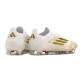 Scarpa adidas F50 Elite Laceless FG Ftwr Bianco Oro Met Ftwr Bianco