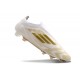 Scarpa adidas F50 Elite Laceless FG Ftwr Bianco Oro Met Ftwr Bianco