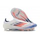 Scarpa adidas F50 Elite Laceless FG Ftwr Bianco Rosso Solare Blu Lucido