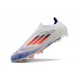 Scarpa adidas F50 Elite Laceless FG Ftwr Bianco Rosso Solare Blu Lucido
