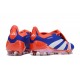 Adidas Predator 24 Elite Tongue FG Blu Lucido Ftwr Bianco Rosso Solare