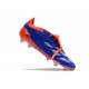 Adidas Predator 24 Elite Tongue FG Blu Lucido Ftwr Bianco Rosso Solare