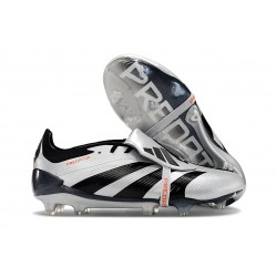 Adidas Predator 24 Elite Tongue FG Argento Nero