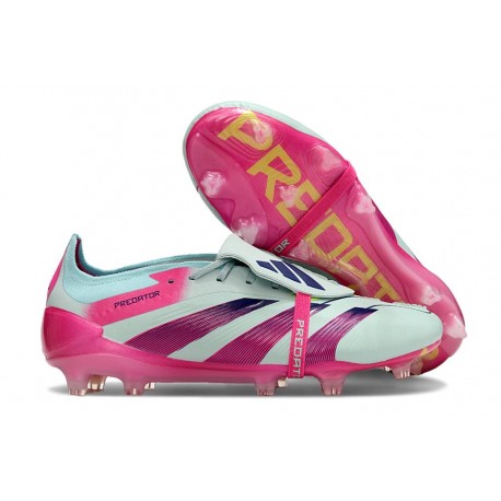 Scarpe Adidas Predator Elite FT FG Almost Blu Lucid Rosa Semi Giallo Solare
