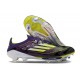 Scarpe da Calcio adidas F50 + Elite FG Unity Viola Bianco Limone Lucido