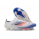 Scarpe da Calcio adidas F50 + Elite FG Bianco Blu Lucido Rosso Solare