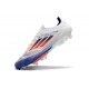 Scarpe da Calcio adidas F50 + Elite FG Bianco Blu Lucido Rosso Solare
