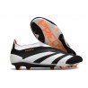 Scarpe adidas Predator Elite Senza Lacci FG Nero Bianco Arancio