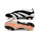 Scarpe adidas Predator Elite Senza Lacci FG Nero Bianco Arancio