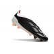 Scarpe adidas Predator Elite Senza Lacci FG Nero Bianco Arancio