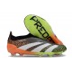 Scarpe adidas Predator Elite Senza Lacci FG Nero Bianco Arancione Verde