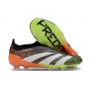 Scarpe adidas Predator Elite Senza Lacci FG Nero Bianco Arancione Verde