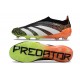Scarpe adidas Predator Elite Senza Lacci FG Nero Bianco Arancione Verde