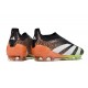 Scarpe adidas Predator Elite Senza Lacci FG Nero Bianco Arancione Verde
