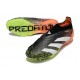 Scarpe adidas Predator Elite Senza Lacci FG Nero Bianco Arancione Verde