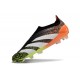 Scarpe adidas Predator Elite Senza Lacci FG Nero Bianco Arancione Verde