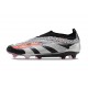 Scarpe adidas Predator Elite Senza Lacci FG Nero Argento Rosso
