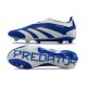 Scarpe adidas Predator Elite Senza Lacci FG Bianco Blu