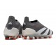 Scarpe adidas Predator Elite Senza Lacci FG Nero Bianco