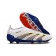 Scarpe adidas Predator Elite Senza Lacci FG Bianco Grigio