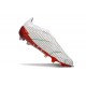 Scarpe adidas Predator Elite Senza Lacci FG Bianco Grigio