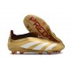 Scarpe adidas Predator Elite Senza Lacci FG Oro Bianco Rosso