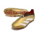 Scarpe adidas Predator Elite Senza Lacci FG Oro Bianco Rosso