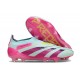 Scarpe adidas Predator Elite Senza Lacci FG Almost Blu Lucid Rosa Semi Giallo Solare