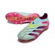 Scarpe adidas Predator Elite Senza Lacci FG Almost Blu Lucid Rosa Semi Giallo Solare