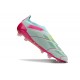 Scarpe adidas Predator Elite Senza Lacci FG Almost Blu Lucid Rosa Semi Giallo Solare