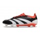 Adidas Scarpe Predator Elite FG Nero Bianco Rosso