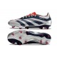 Adidas Scarpe Predator Elite FG Argento Nero Rosso