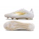 adidas F50 Elite FG Nuovo Scarpa Ftwr Bianco Oro Met
