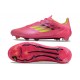 adidas F50 Elite FG Nuovo Scarpa Rosa Giallo