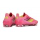 adidas F50 Elite FG Nuovo Scarpa Rosa Giallo
