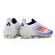 adidas F50 Elite FG Nuovo Scarpa Blu Bianco Rosso