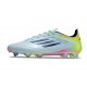 adidas F50 Elite FG Nuovo Scarpa Blu Nero Giallo